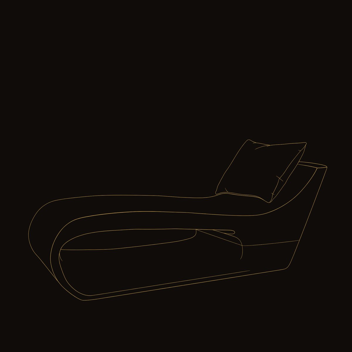 Solid Wood Sofa Lounge Chair Living Room Bedroom, II dimension diagram