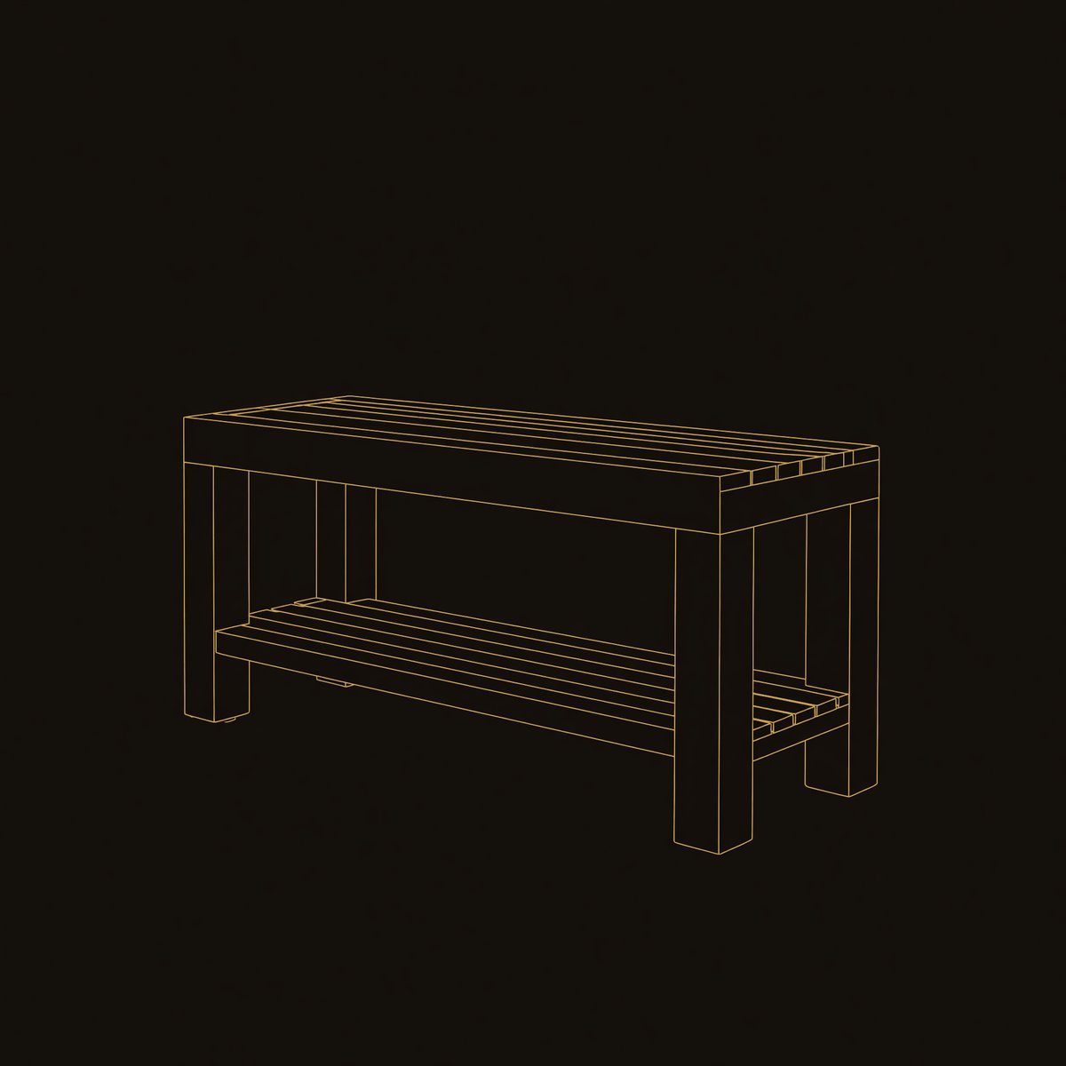 Solid Wood Teak Shower Bench Minimalist With Storage Shelf Bathroom dimension diagram