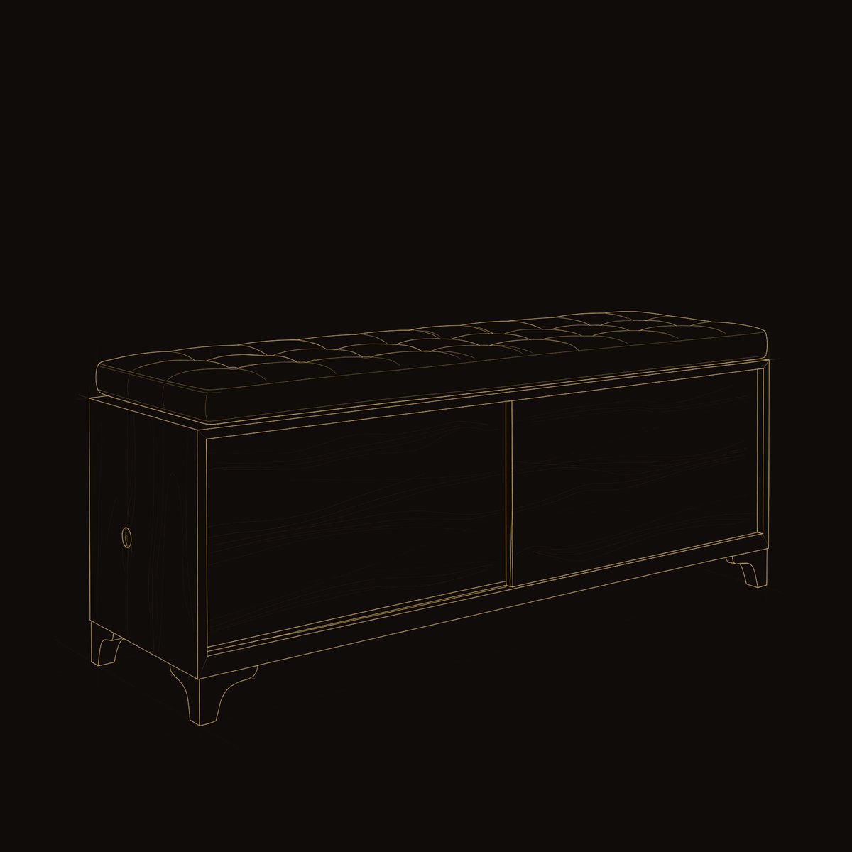 Solid Wood Entryway Storage Bench With Minimalist Design Home Interiors dimension diagram