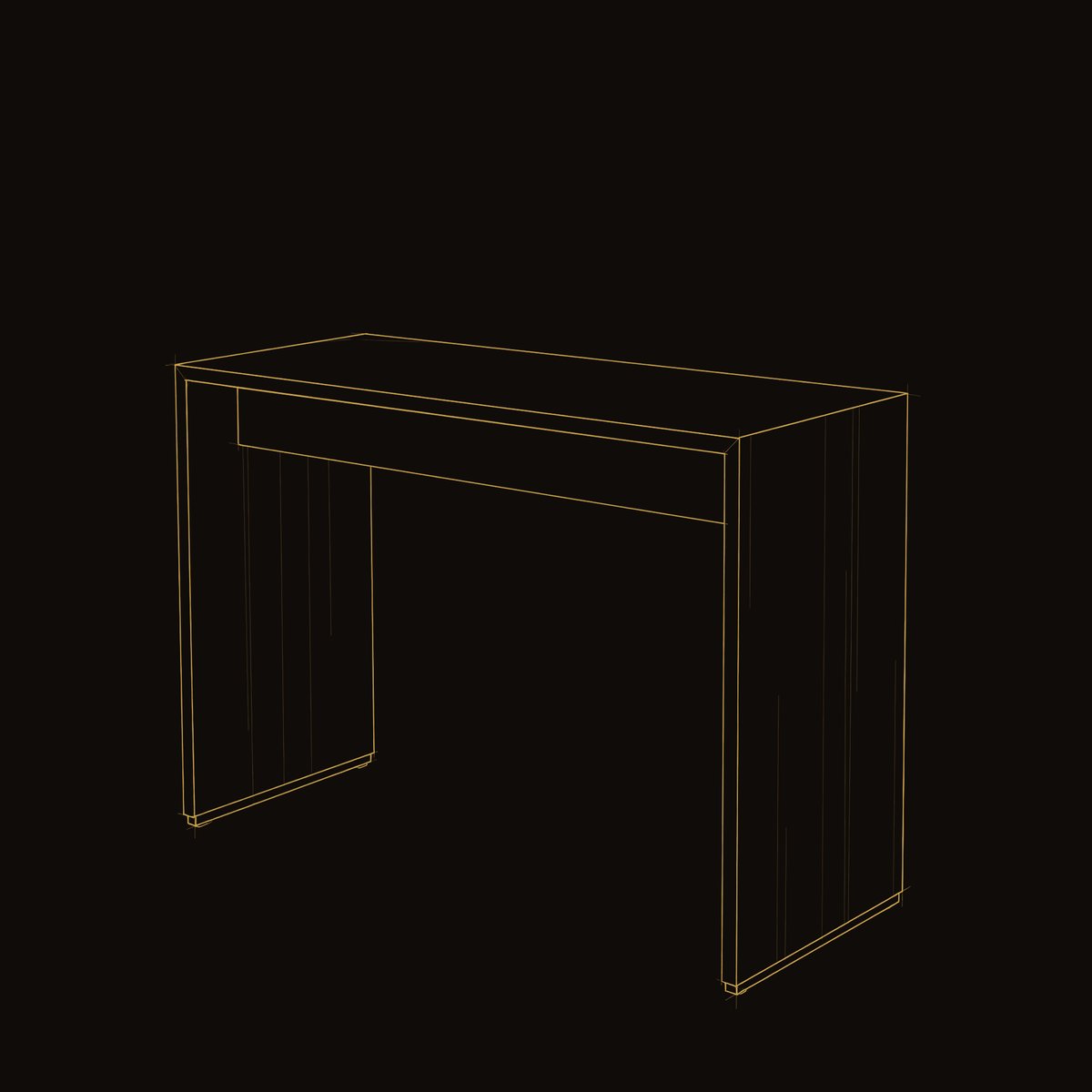 Solid Wood Bar Table Warm With Storage Compact Kitchen dimension diagram