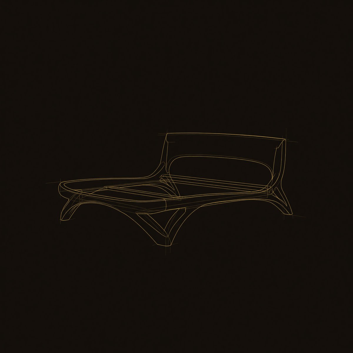Solid Wood Bed Frame Minimalist Platform Bedroom dimension diagram