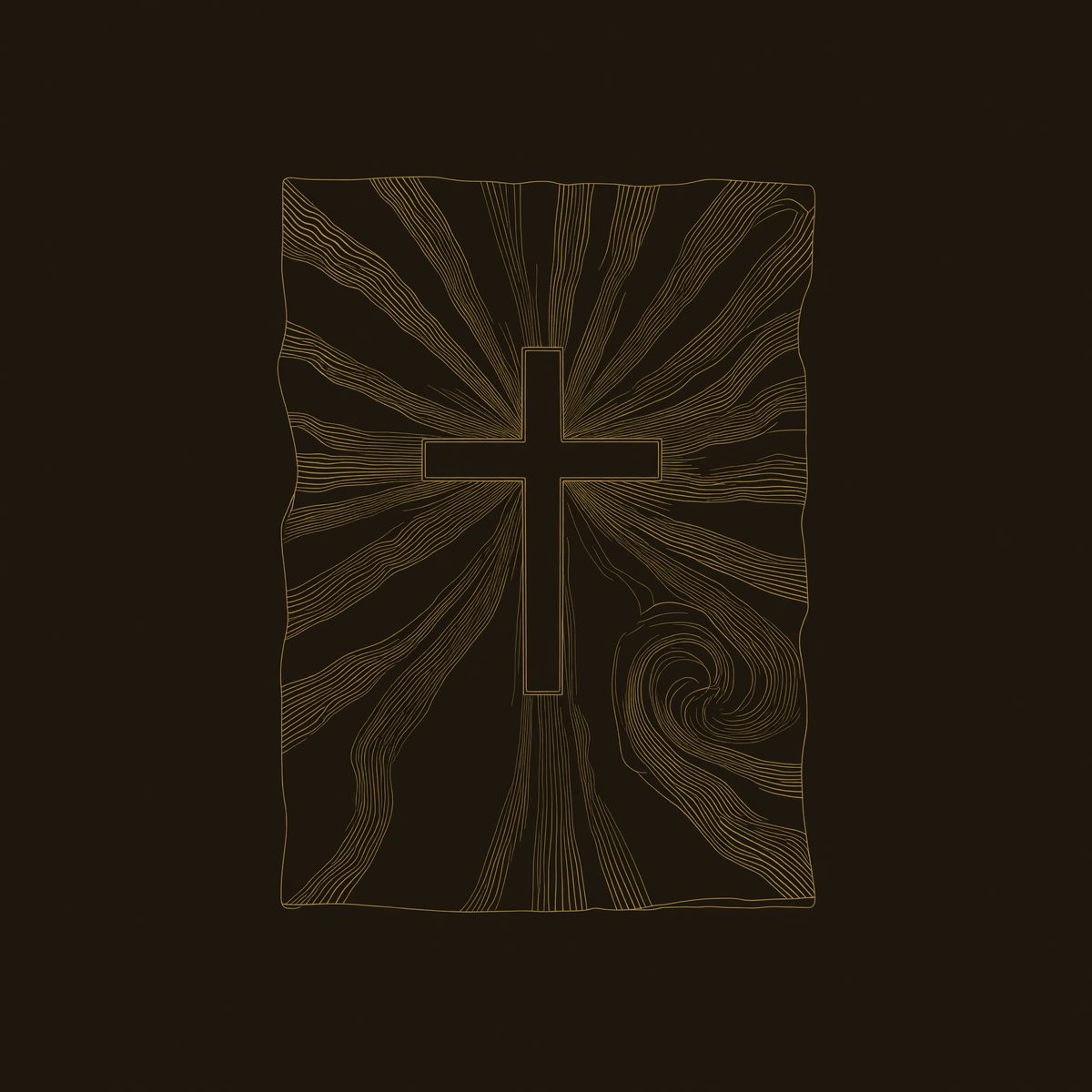 Carved Cross Wall Art for a Quiet Prayer Corner dimension diagram