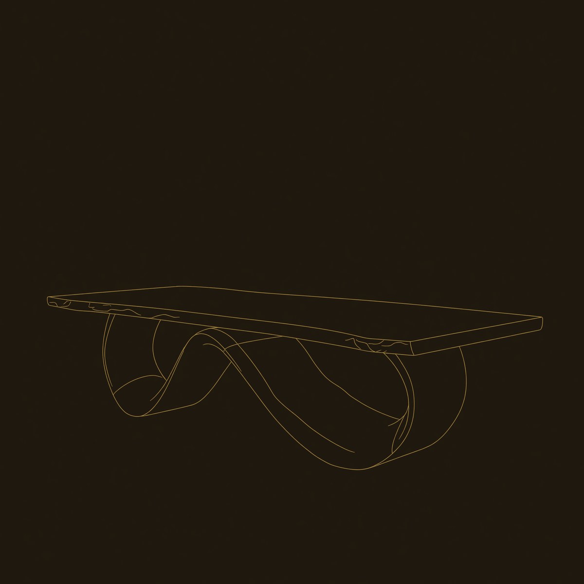 Contemporary Natural Edge Dining Table For Home Gathering dimension diagram