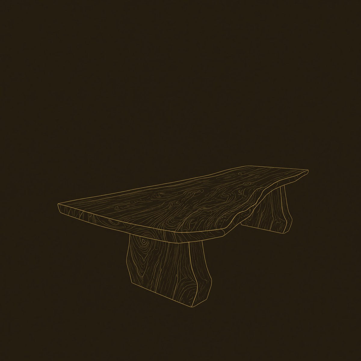 Contemporary Sculpted Base Dining Table For Modern Dining Interior dimension diagram