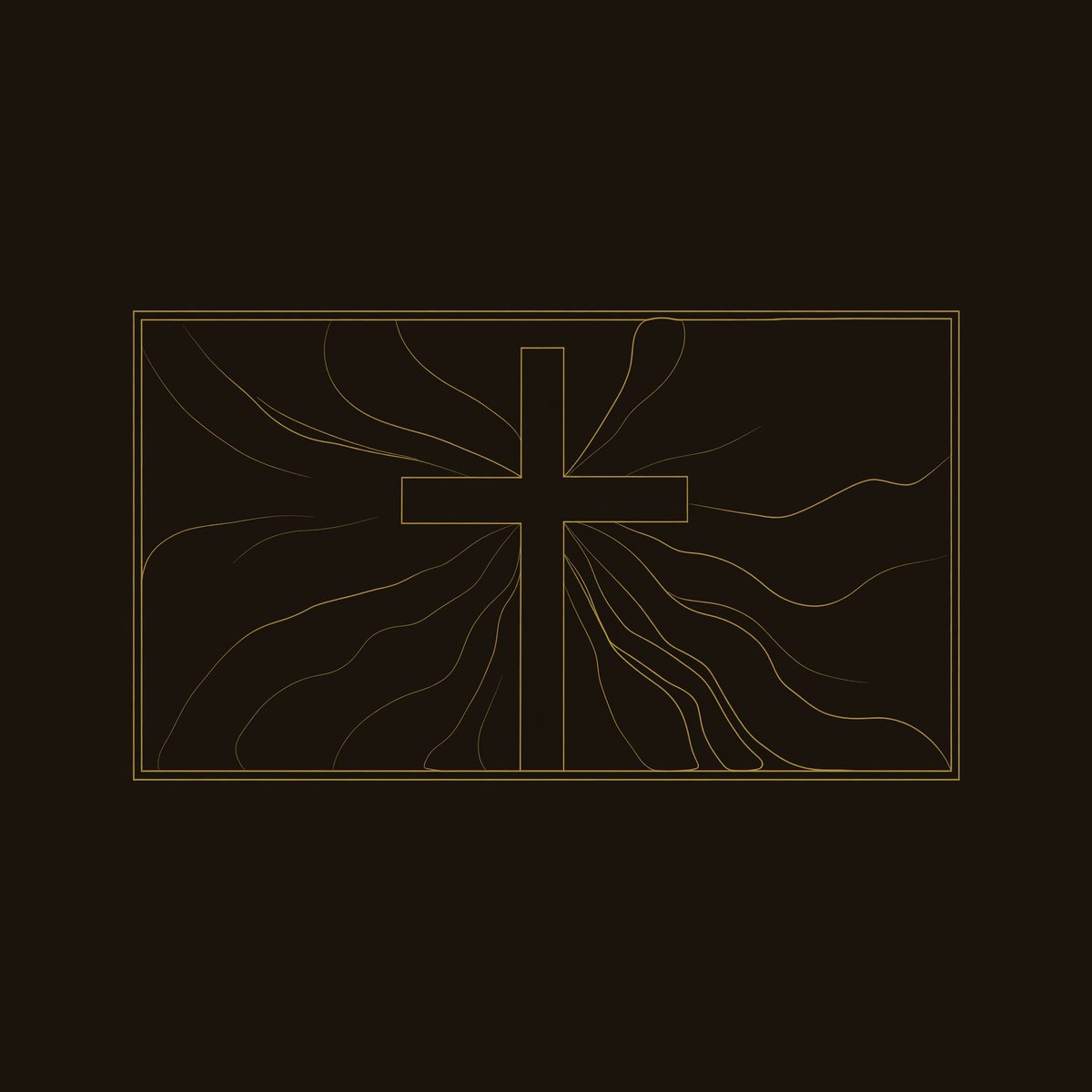 Cross and Sunburst Wall Art for the Family Living Room dimension diagram