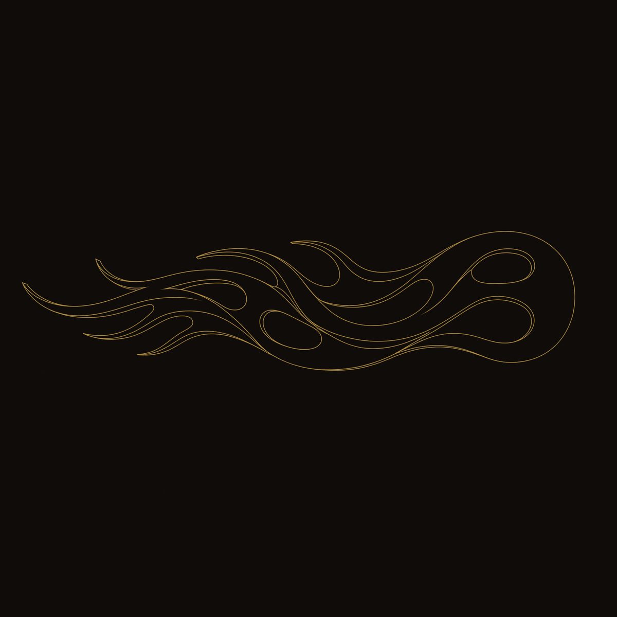 Ember Crest Walnut Wall Sculpture with Coiled Tail dimension diagram