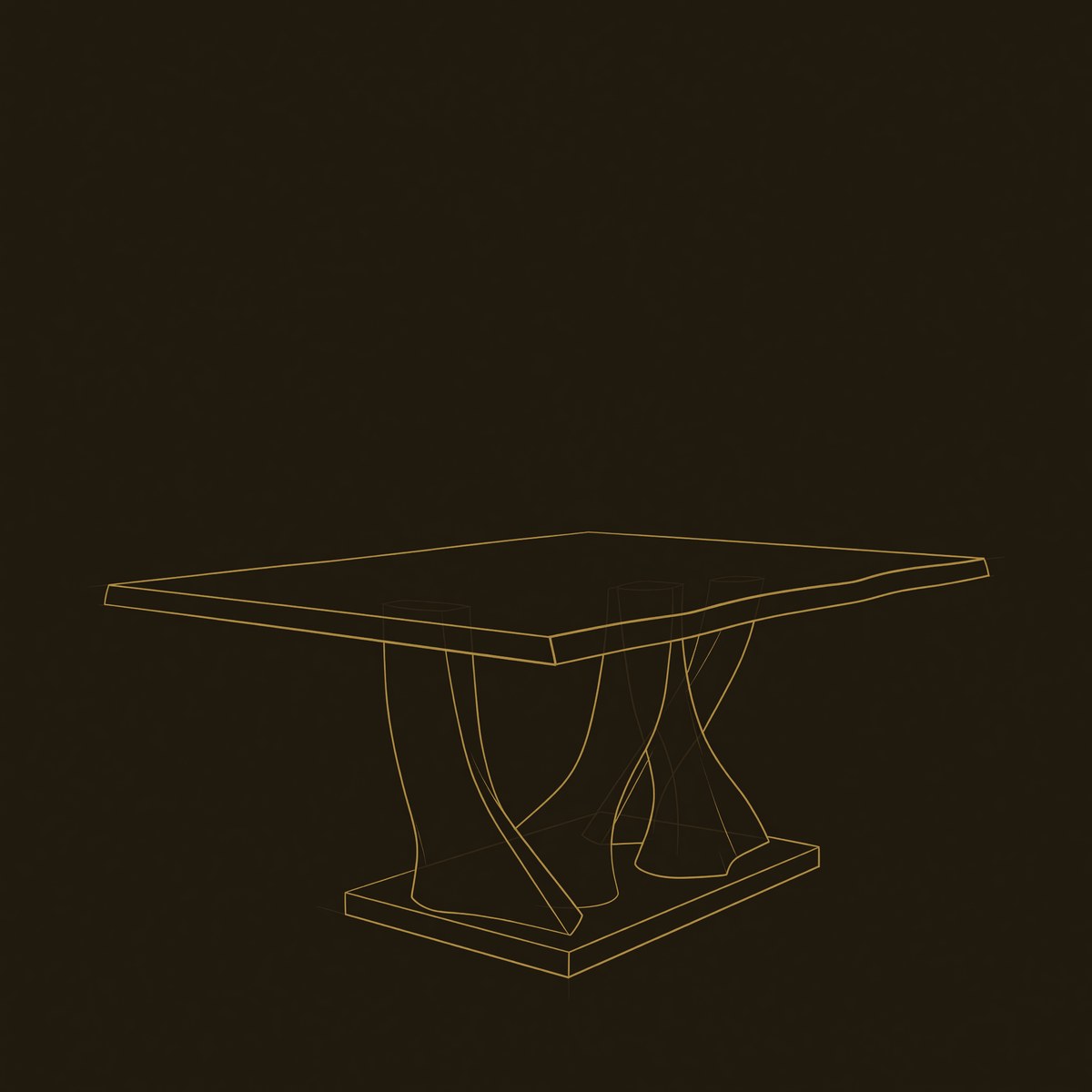 Modern Live Edge Kitchen Table For Garden Villa dimension diagram