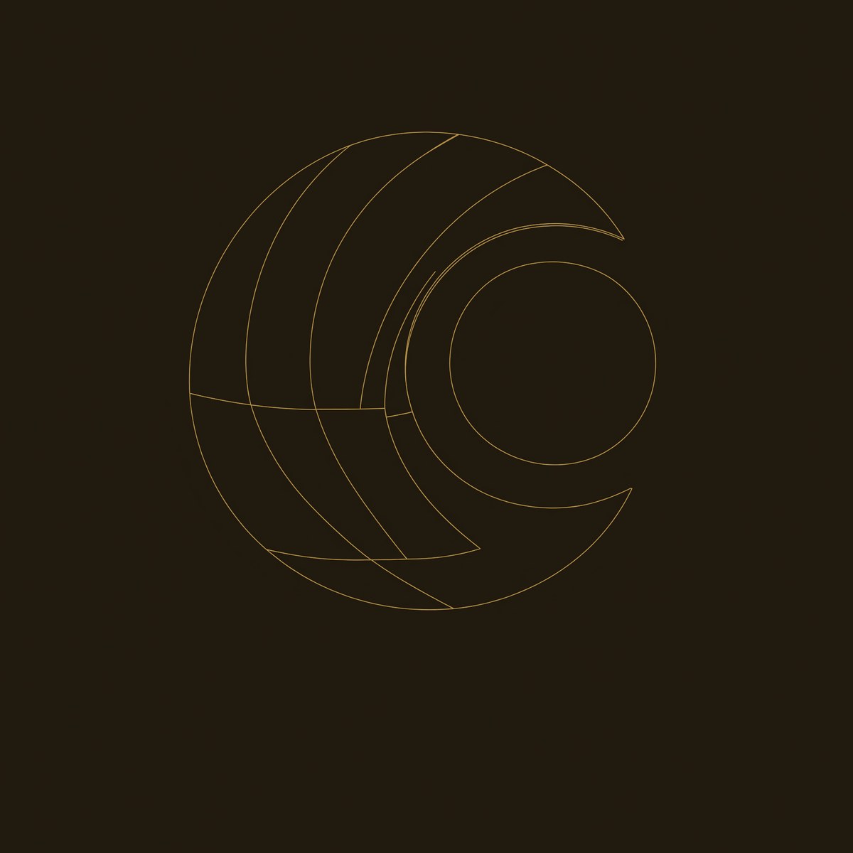 Multi-layered Crescent Moon Wood Wall Art - Sculptural Statement Piece dimension diagram