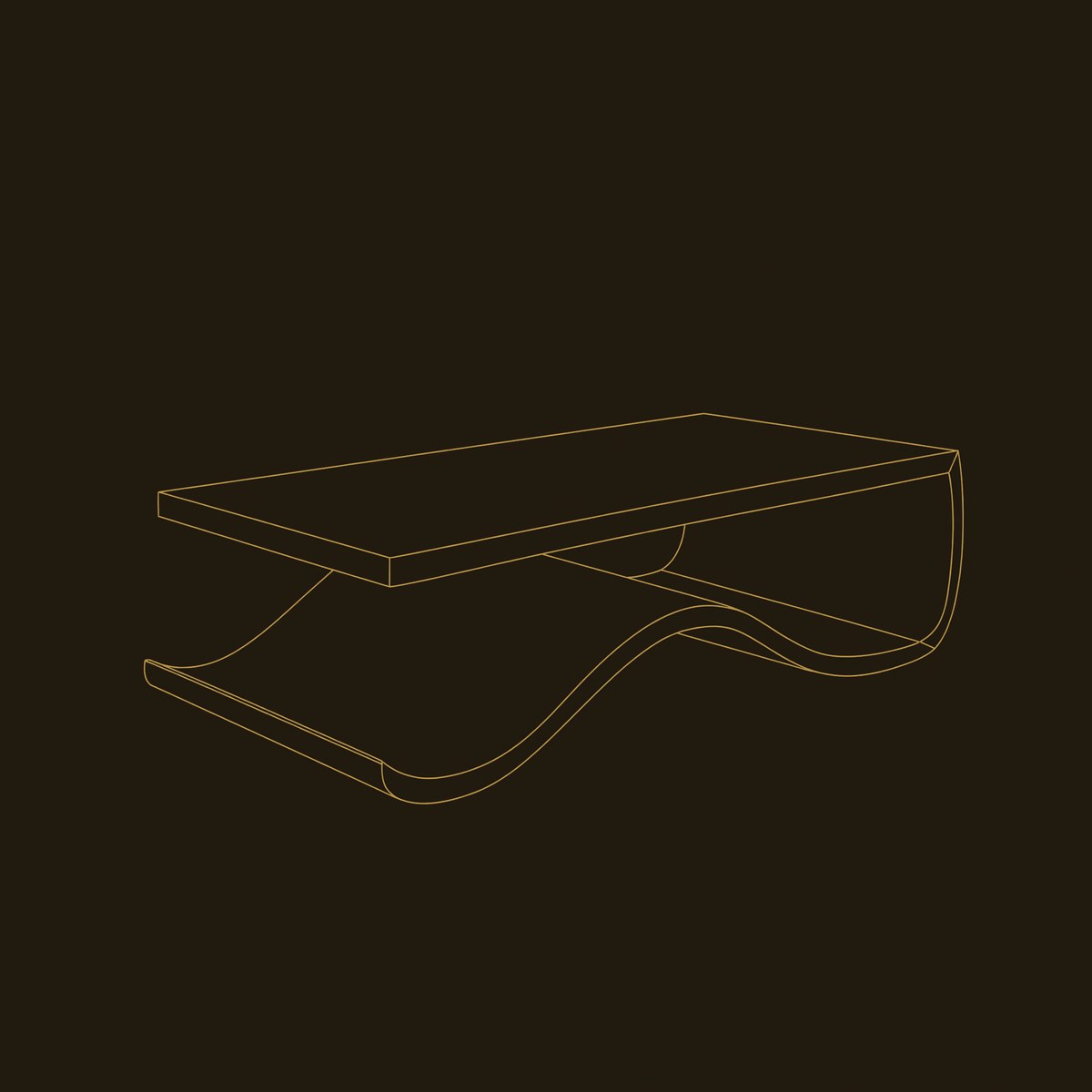 Nautical Coffee Table For Marina Living Room dimension diagram