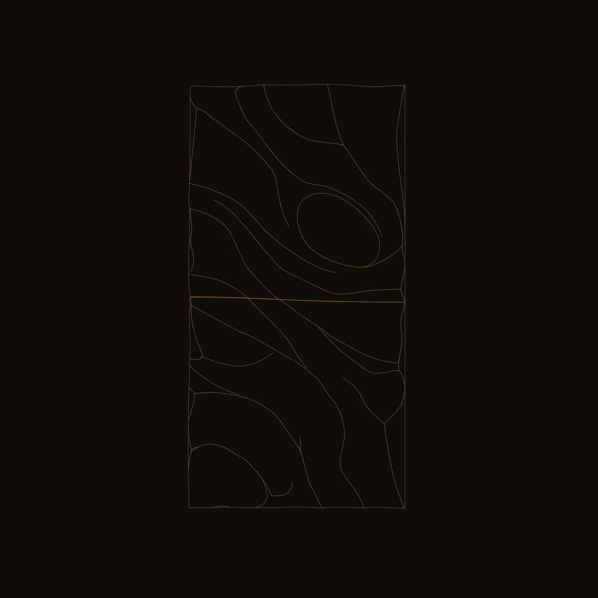 Rootveil Walnut Wall Relief, Carved in Two Panels dimension diagram