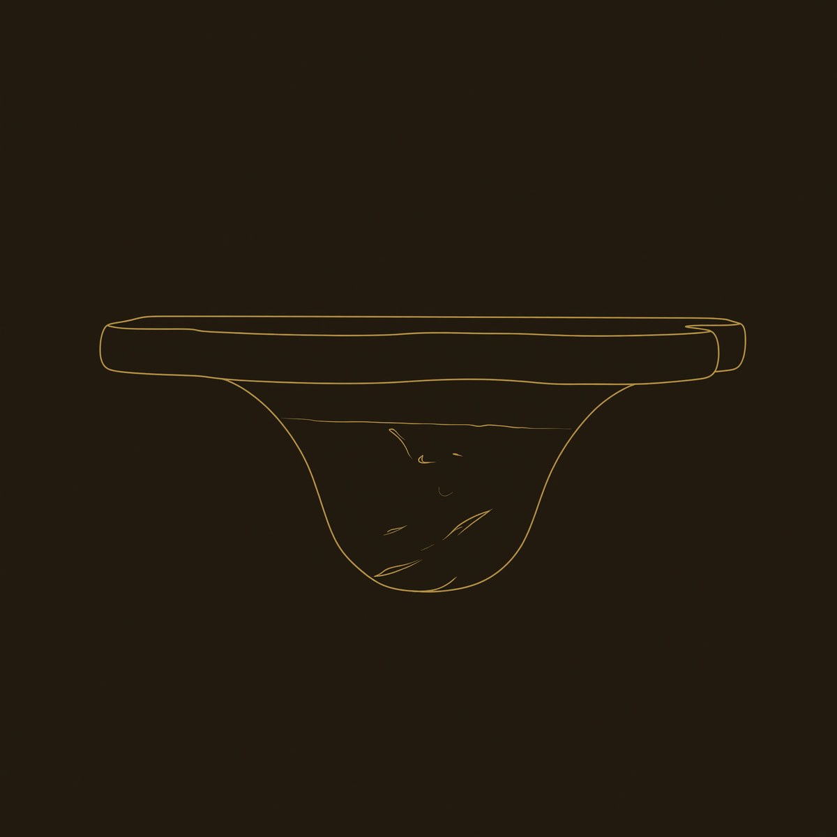 Solid Wood Mushroom Shelf Handcrafted Live Edge dimension diagram