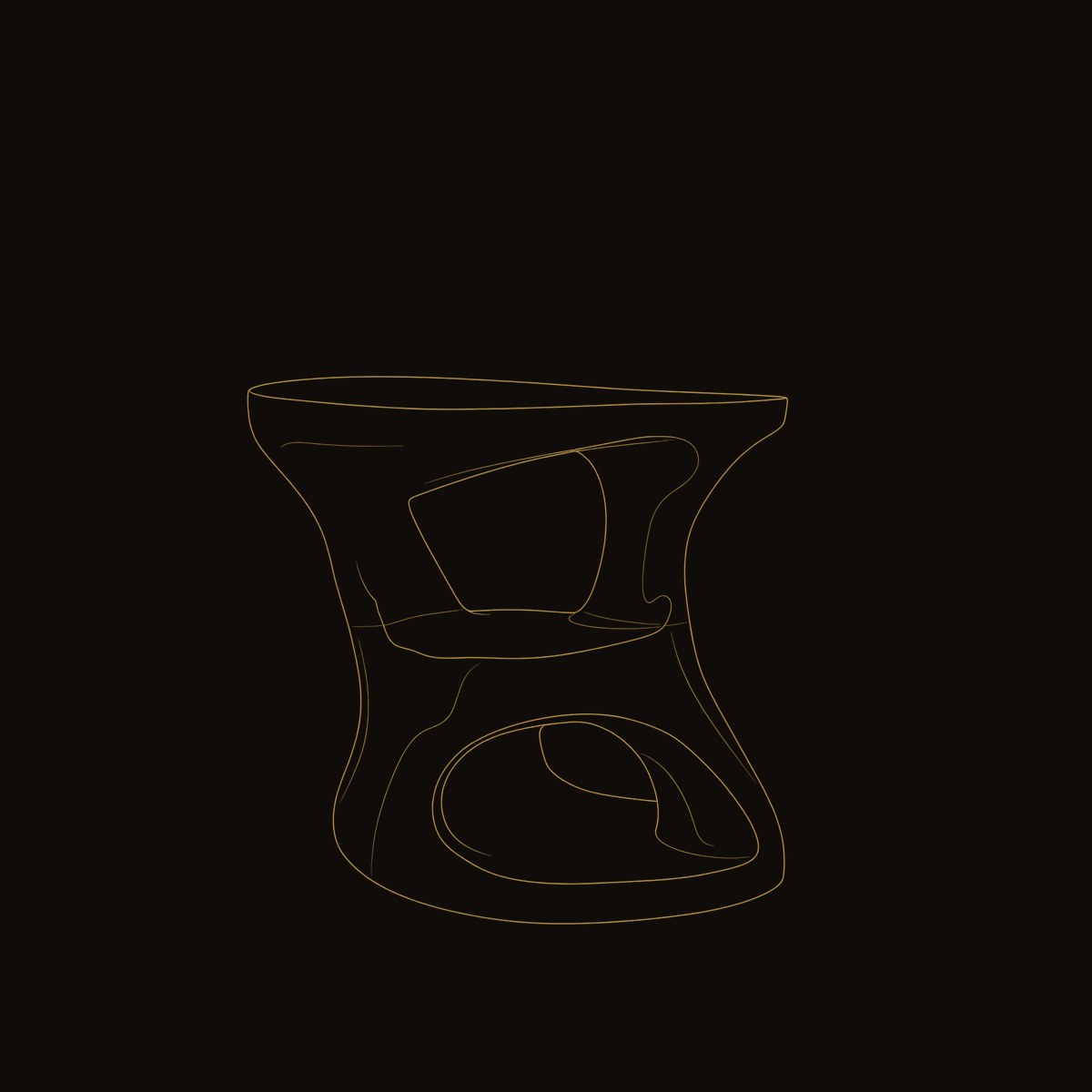 Unique Side Table For Living Room Or Office Spaces dimension diagram