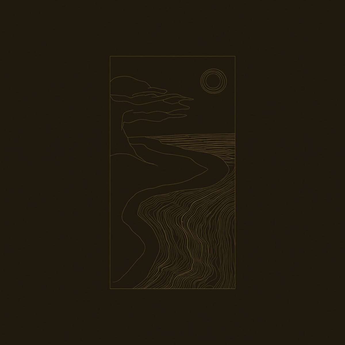Winding River Two-Tone Hardwood Wall Art Triptych dimension diagram