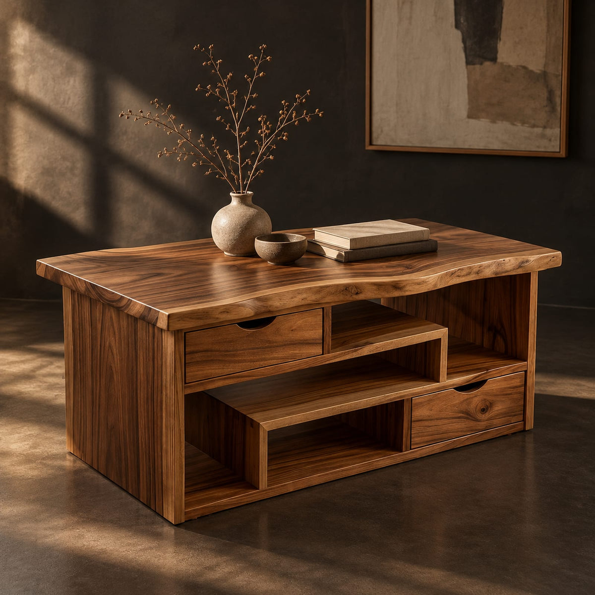 Natural wood grain detail