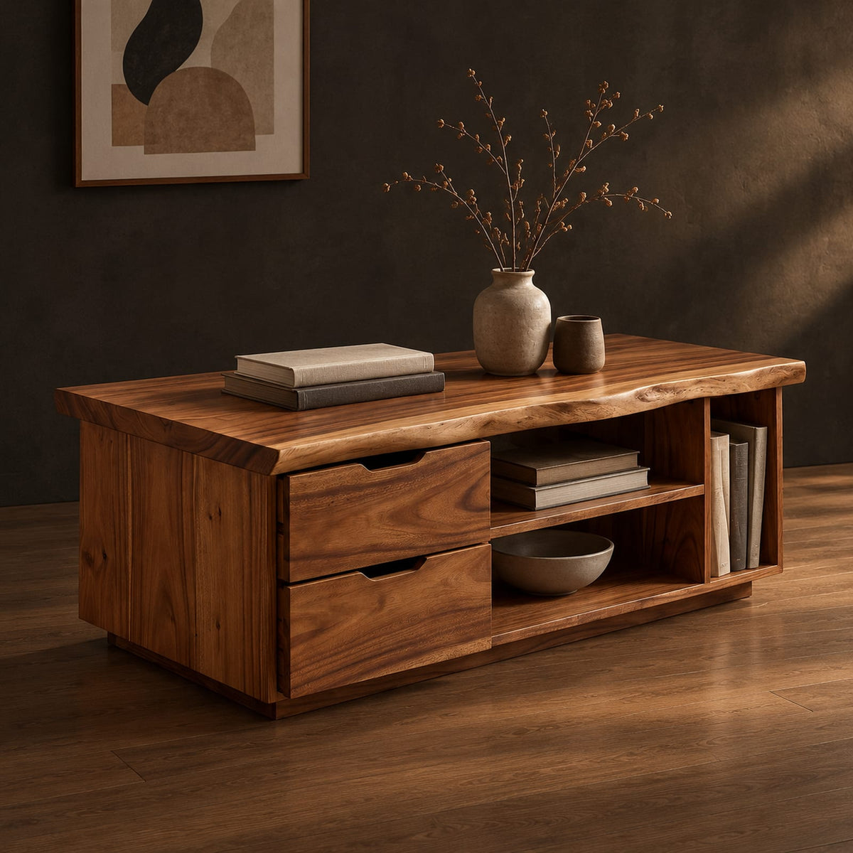 Natural wood grain detail