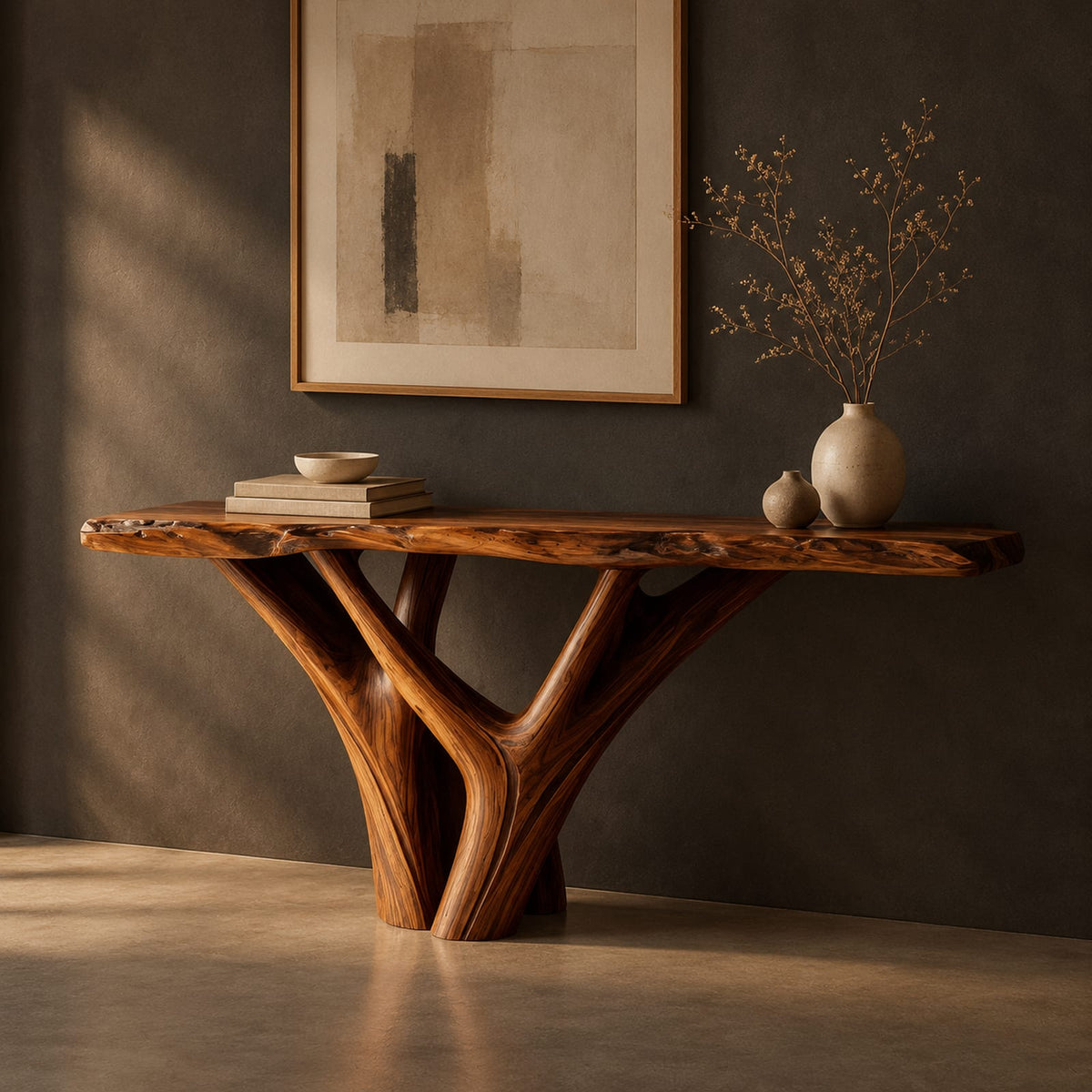 Natural wood grain detail