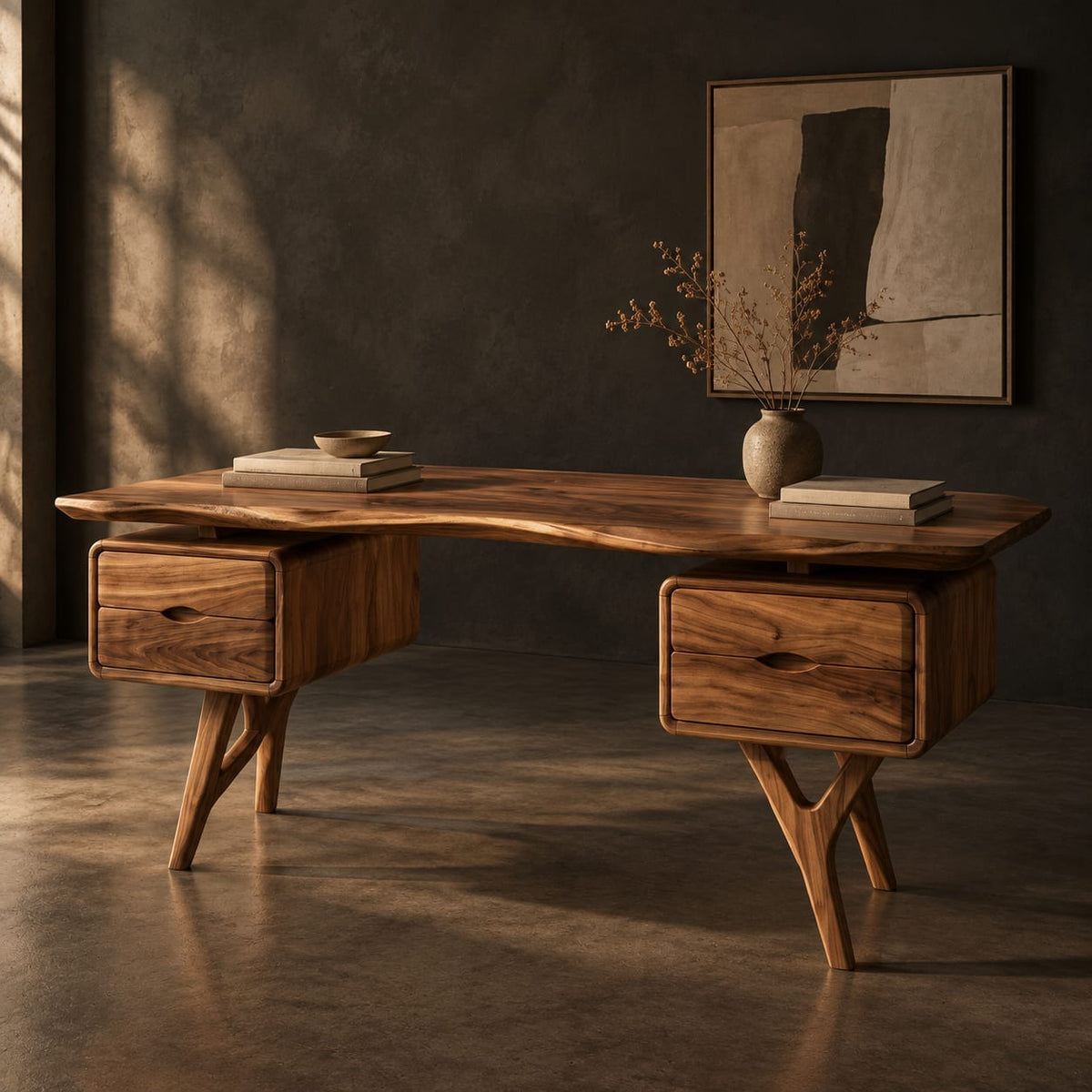 Natural wood grain detail