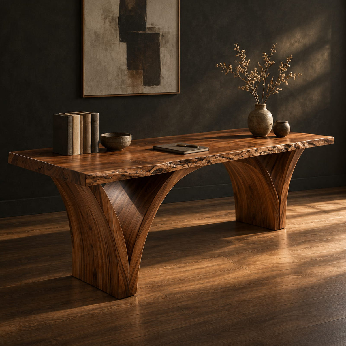 Natural wood grain detail