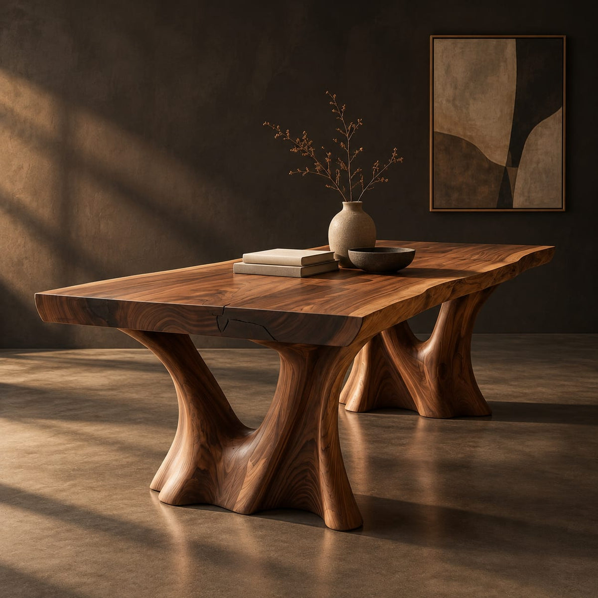 Natural wood grain detail