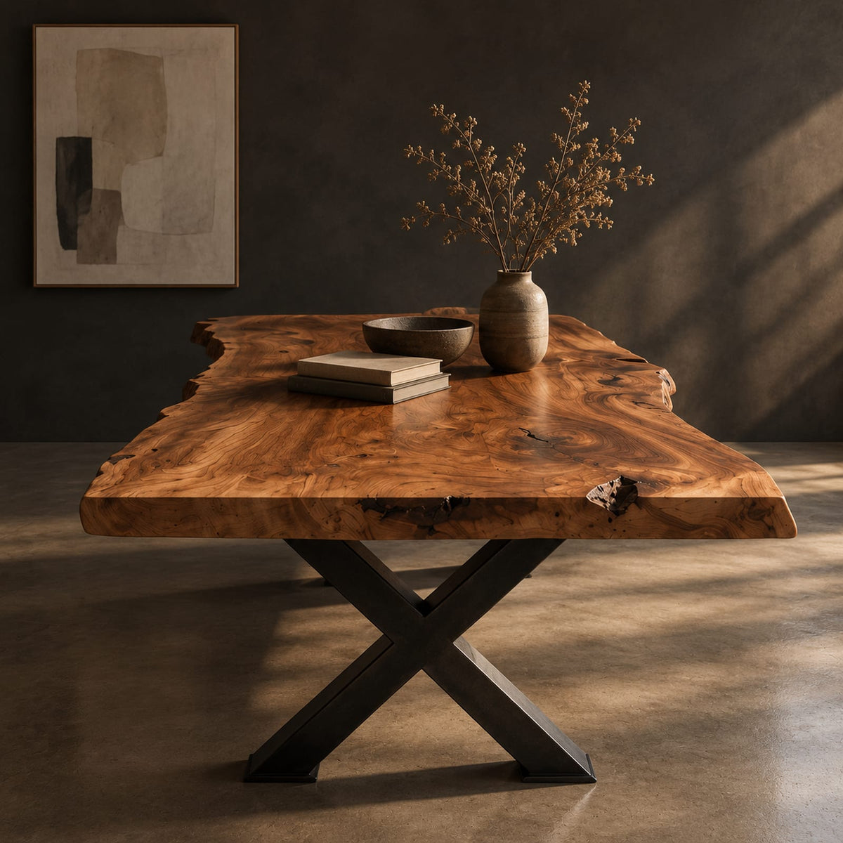 Natural wood grain detail