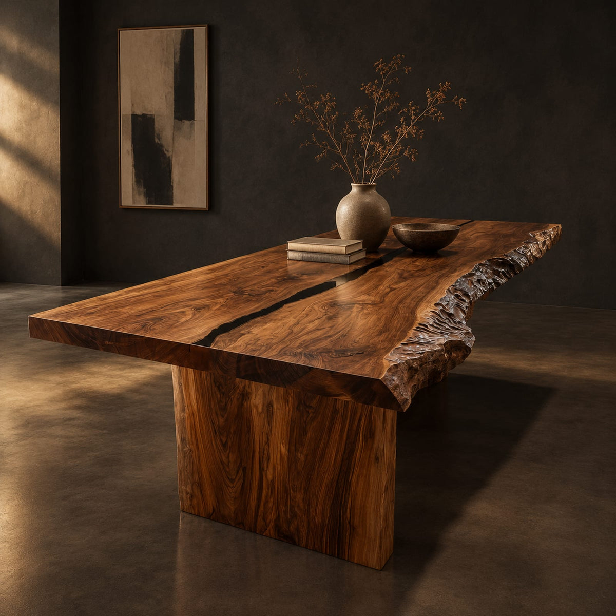 Natural wood grain detail