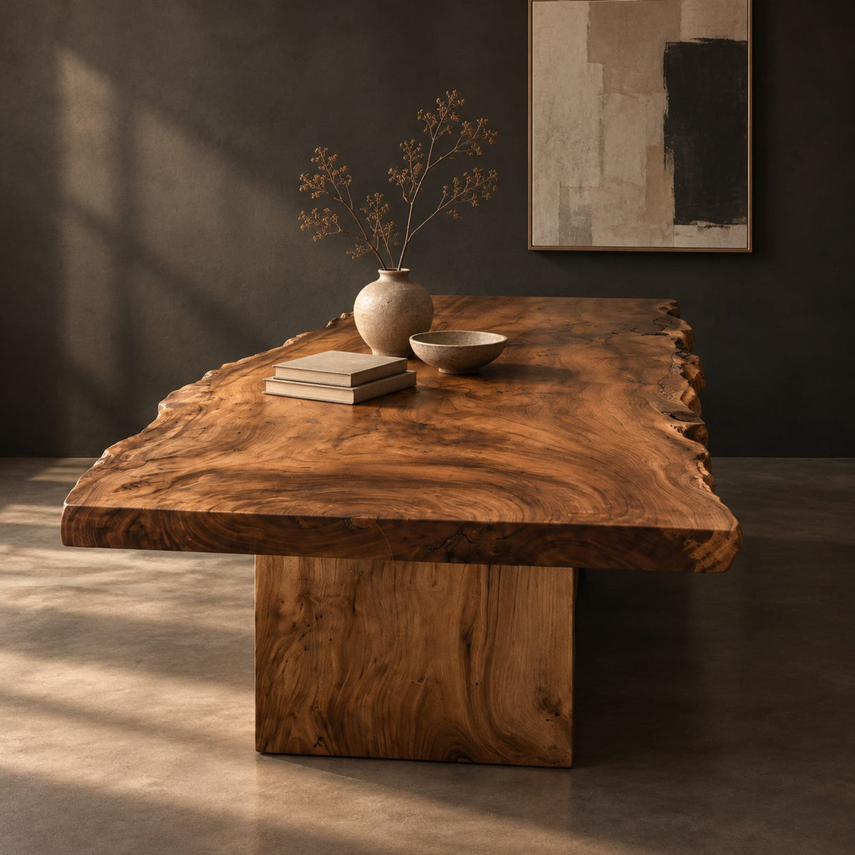 Natural wood grain detail