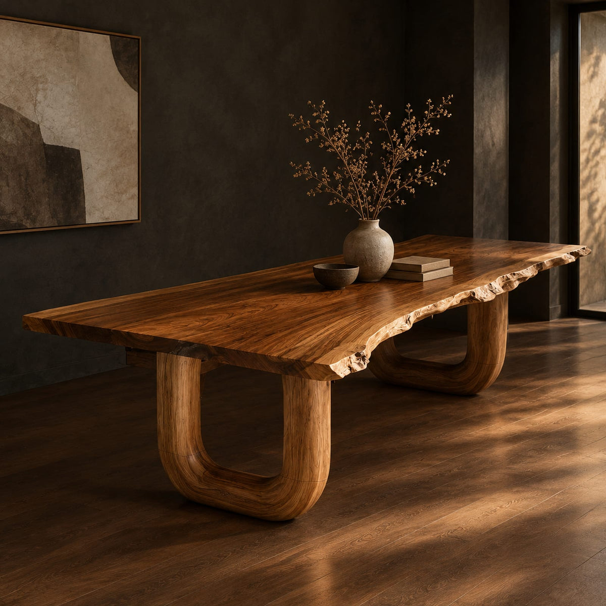 Natural wood grain detail
