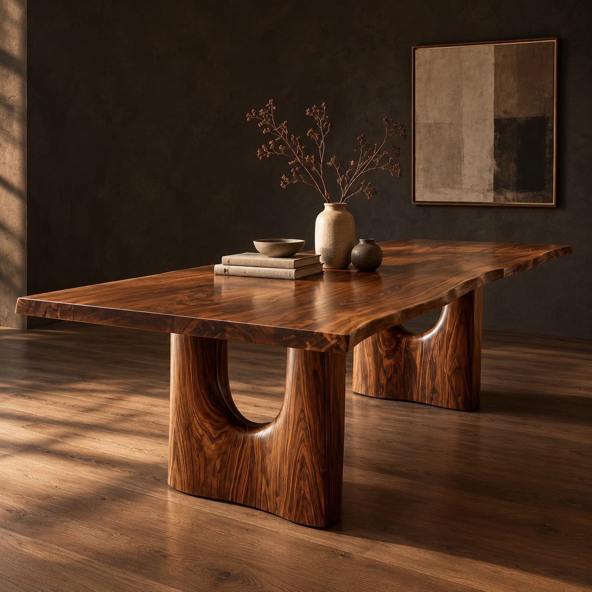 Natural wood grain detail