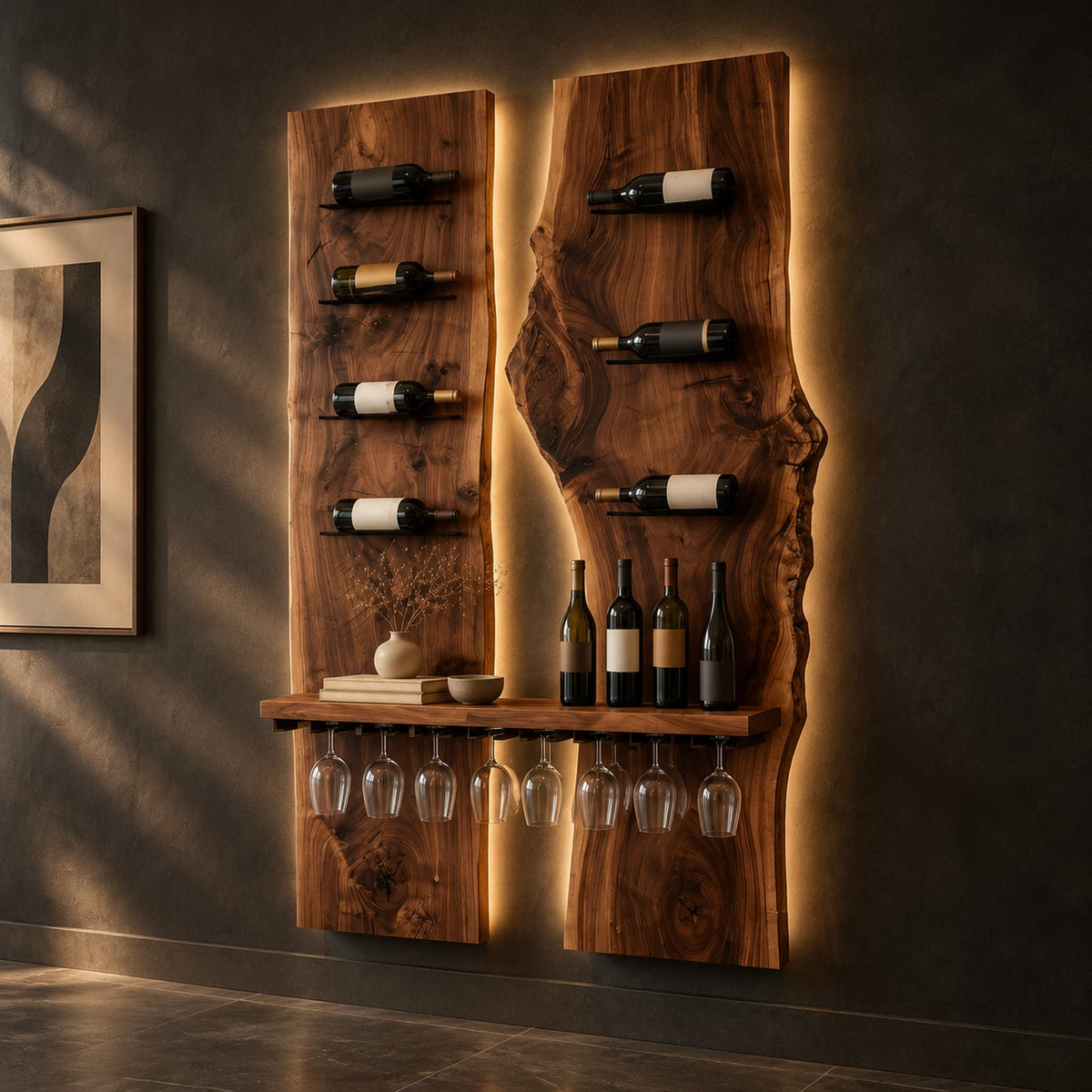 Natural wood grain detail