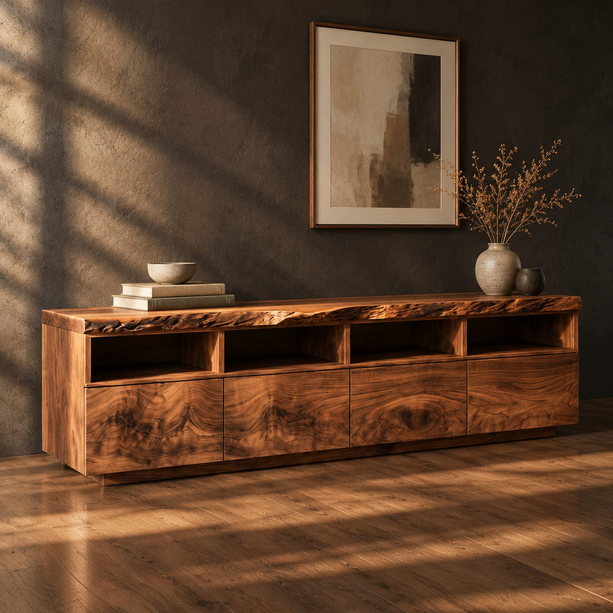 Natural wood grain detail