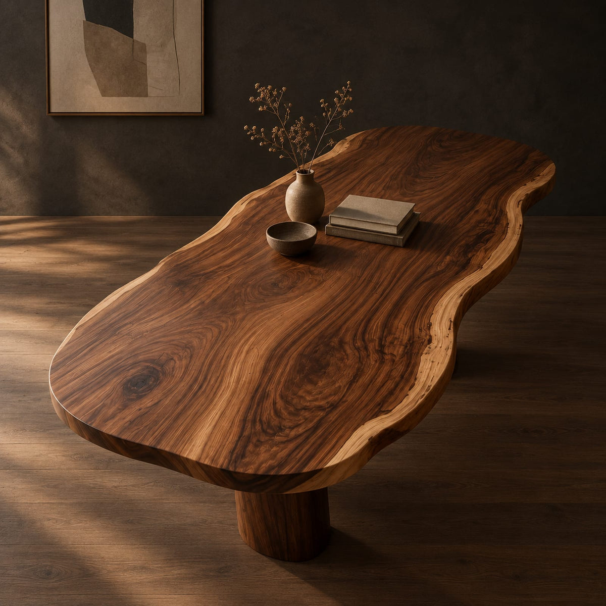 Natural wood grain detail