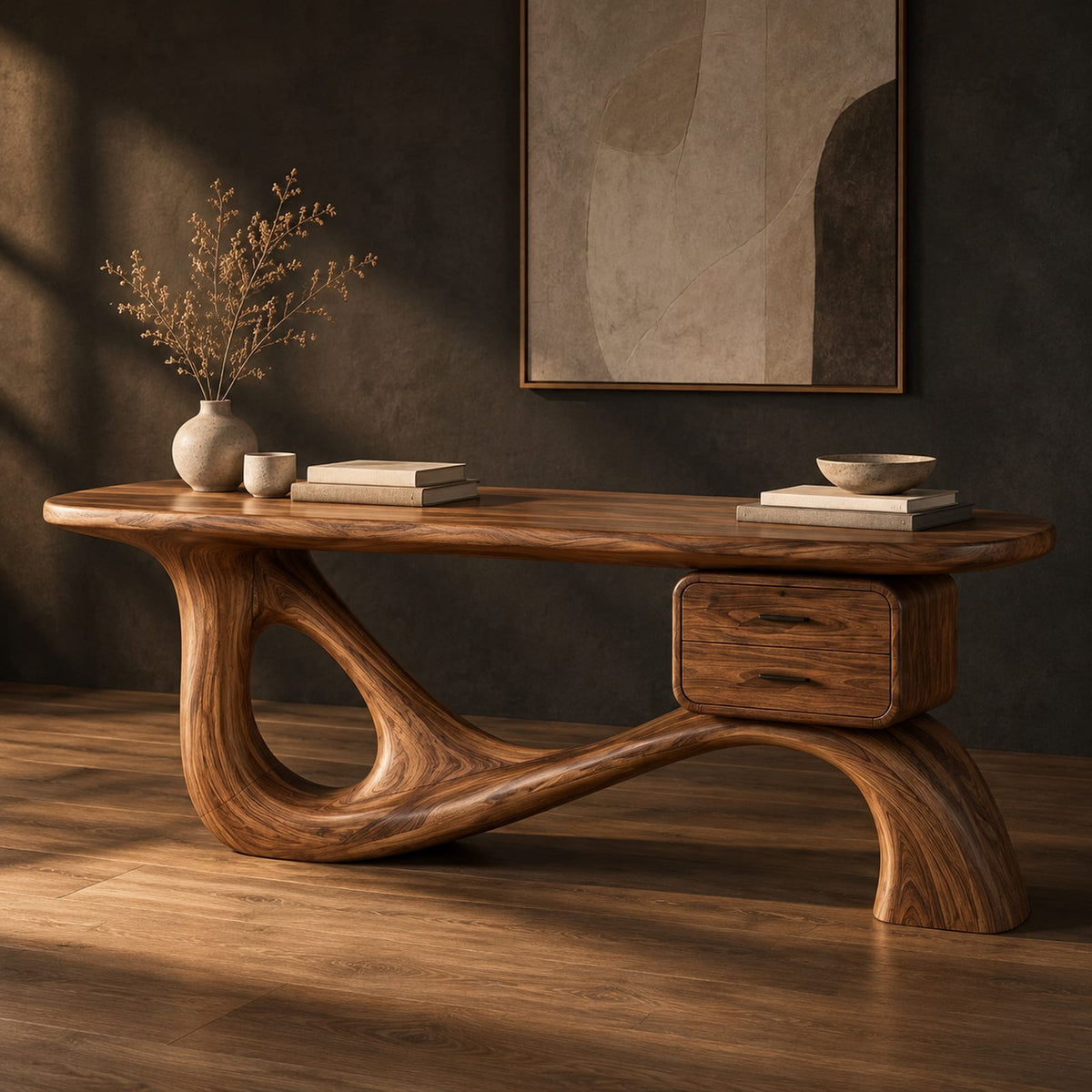 Natural wood grain detail