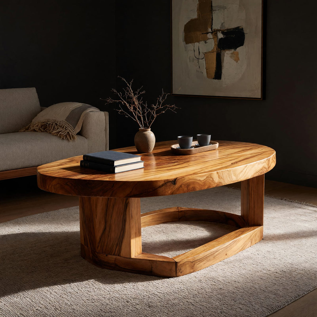 Natural wood grain detail