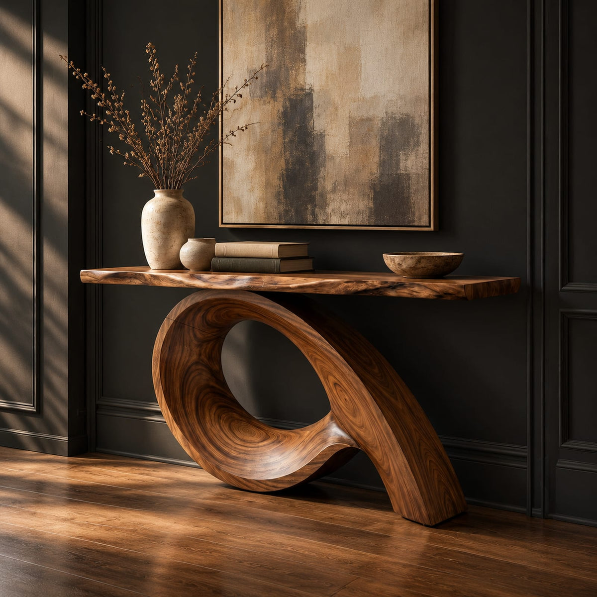 Natural wood grain detail