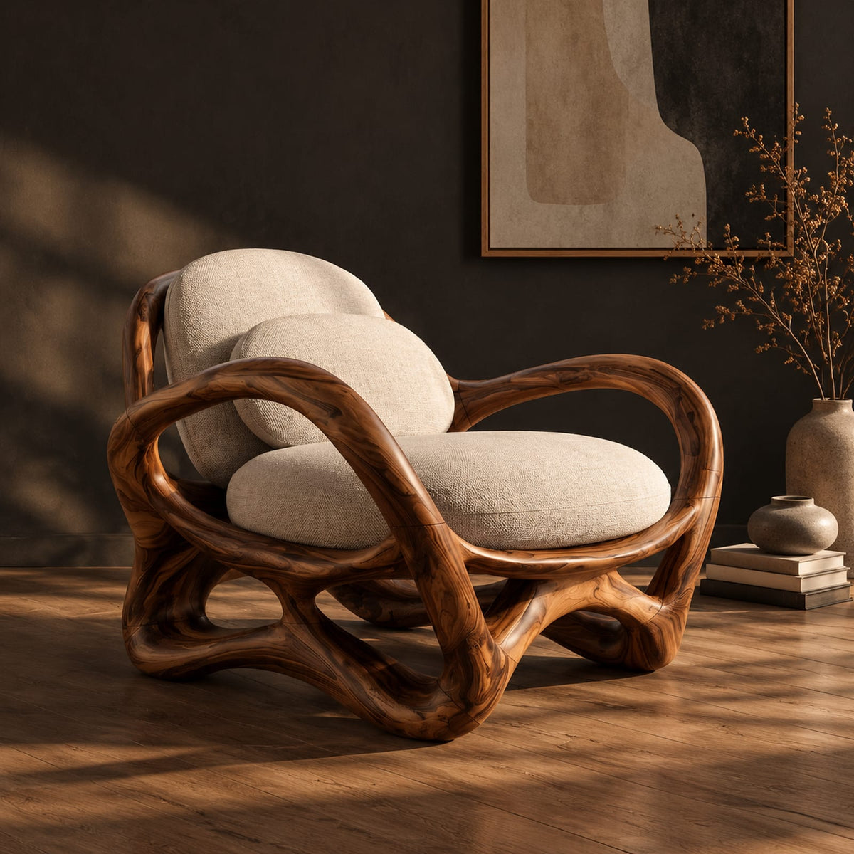 Natural wood grain detail