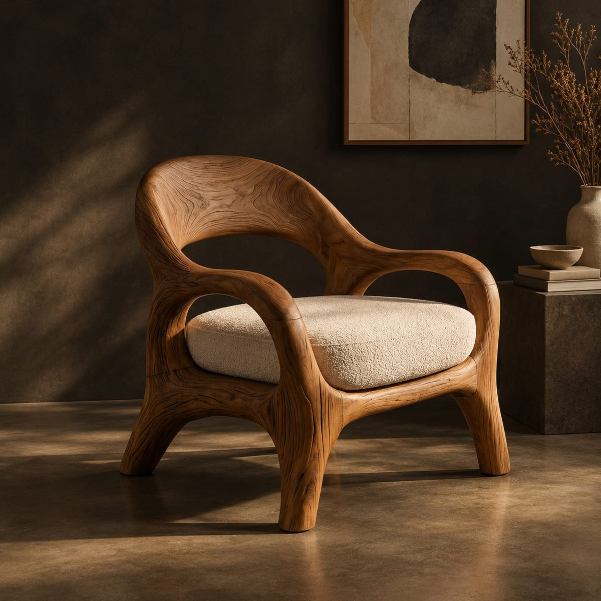 Natural wood grain detail