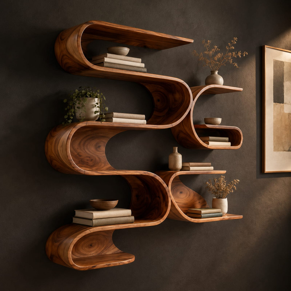 Natural wood grain detail