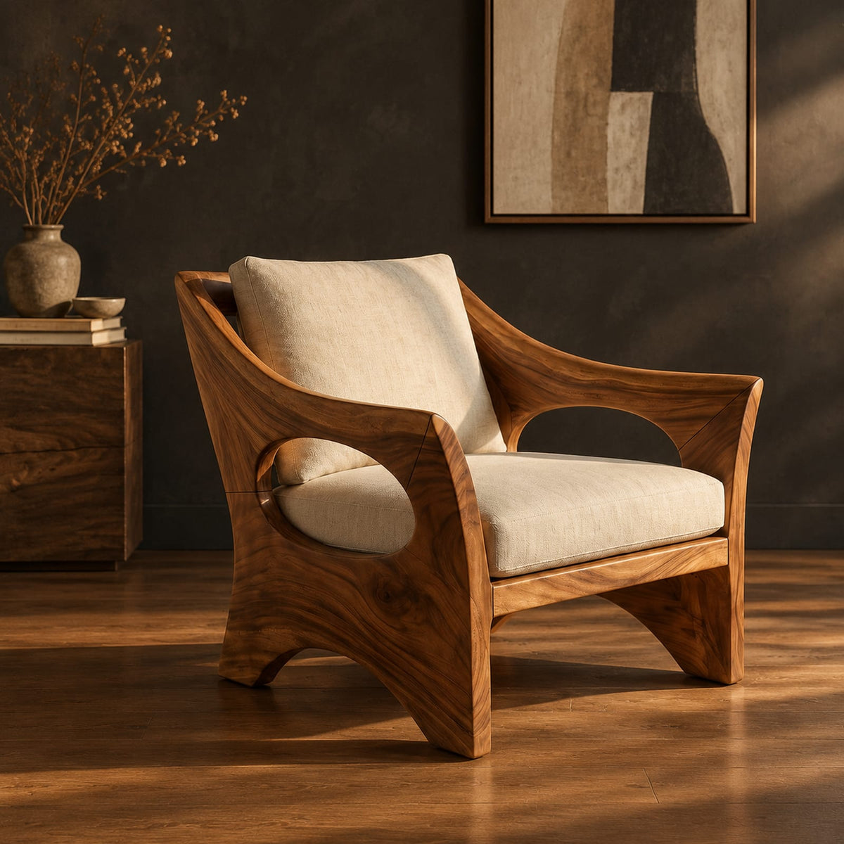 Natural wood grain detail