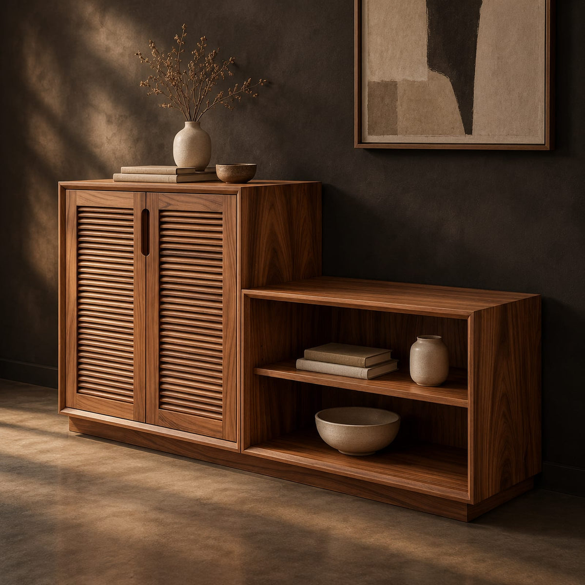 Natural wood grain detail