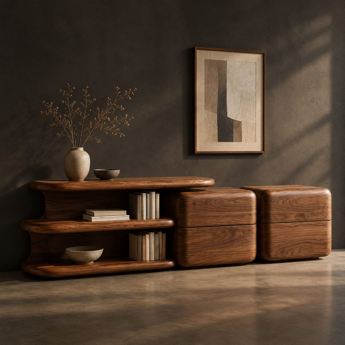 Natural wood grain detail