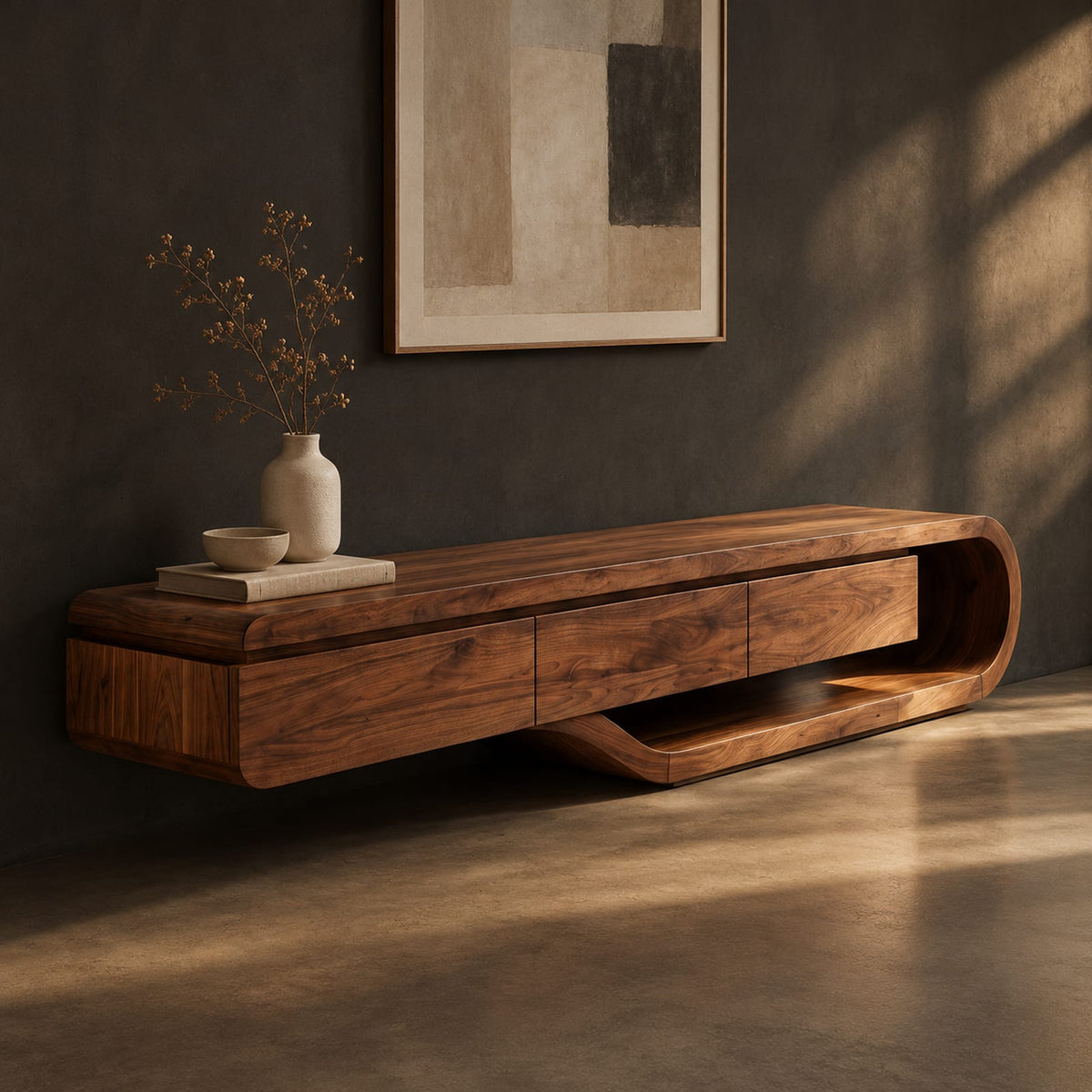 Natural wood grain detail