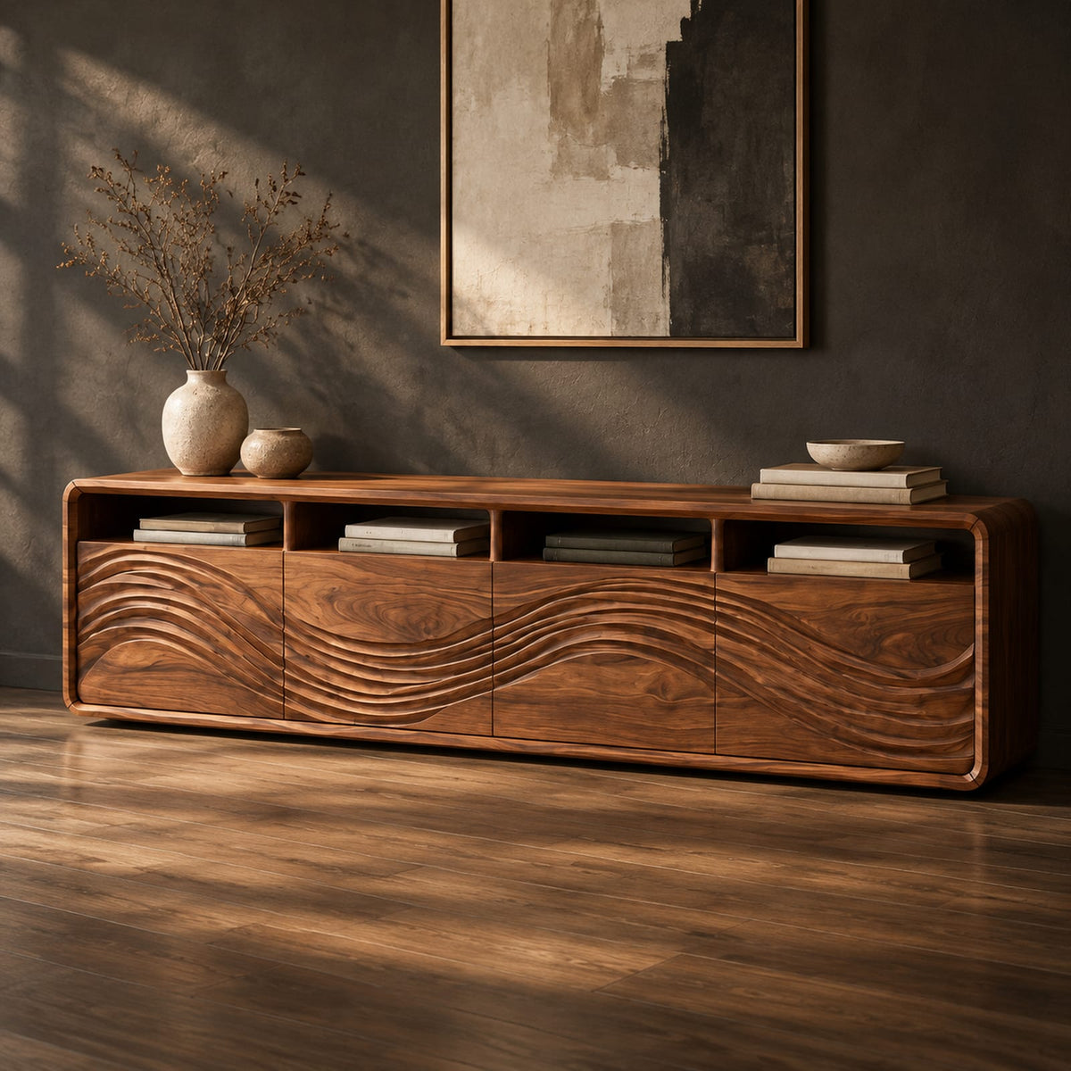 Natural wood grain detail