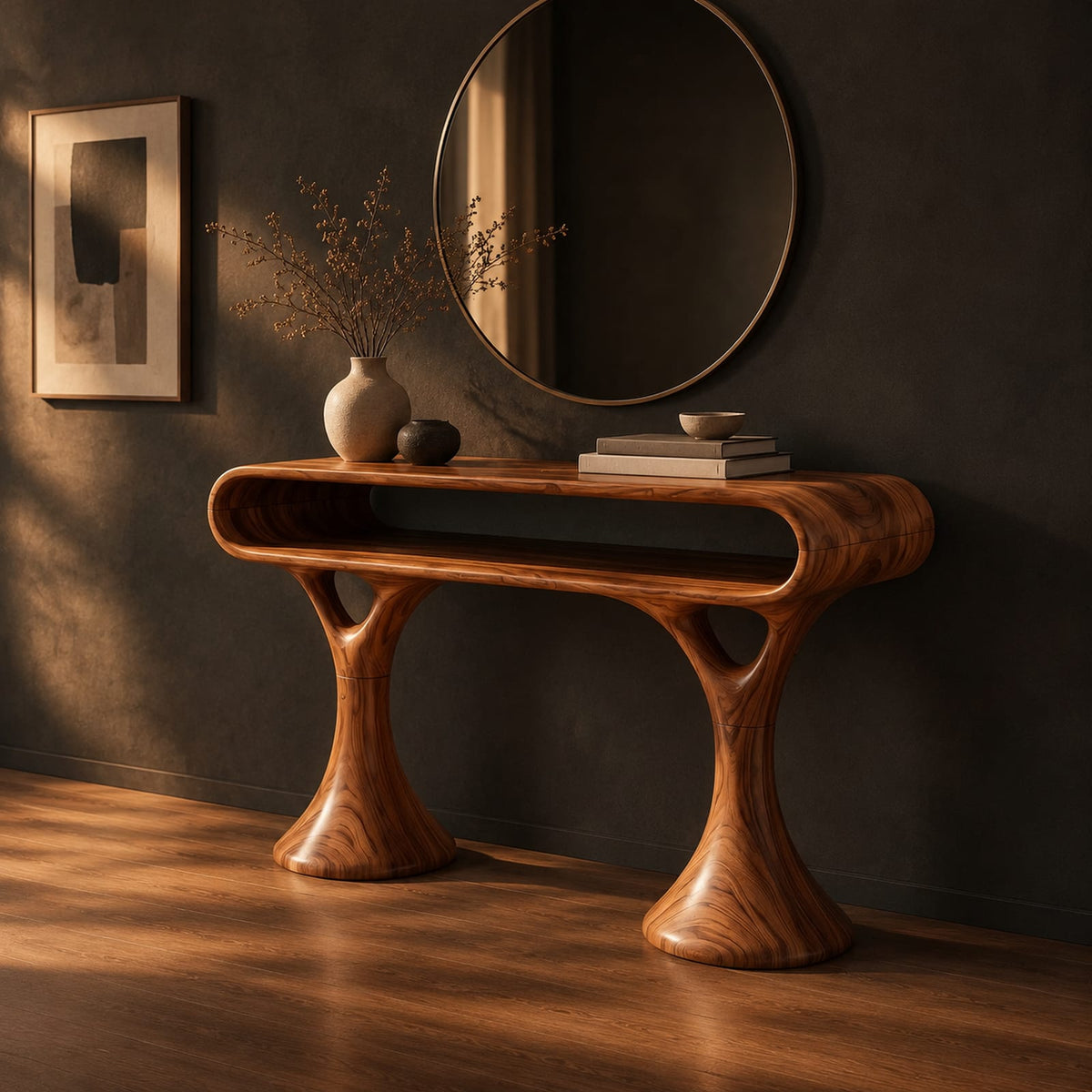 Natural wood grain detail