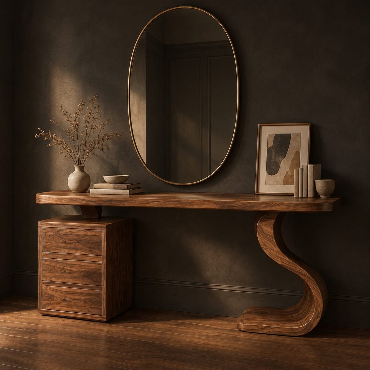 Natural wood grain detail