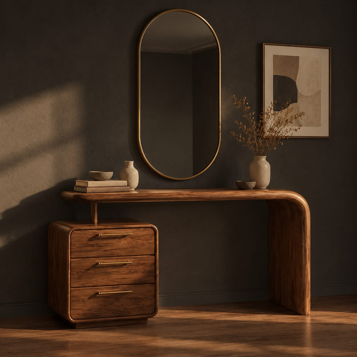 Natural wood grain detail