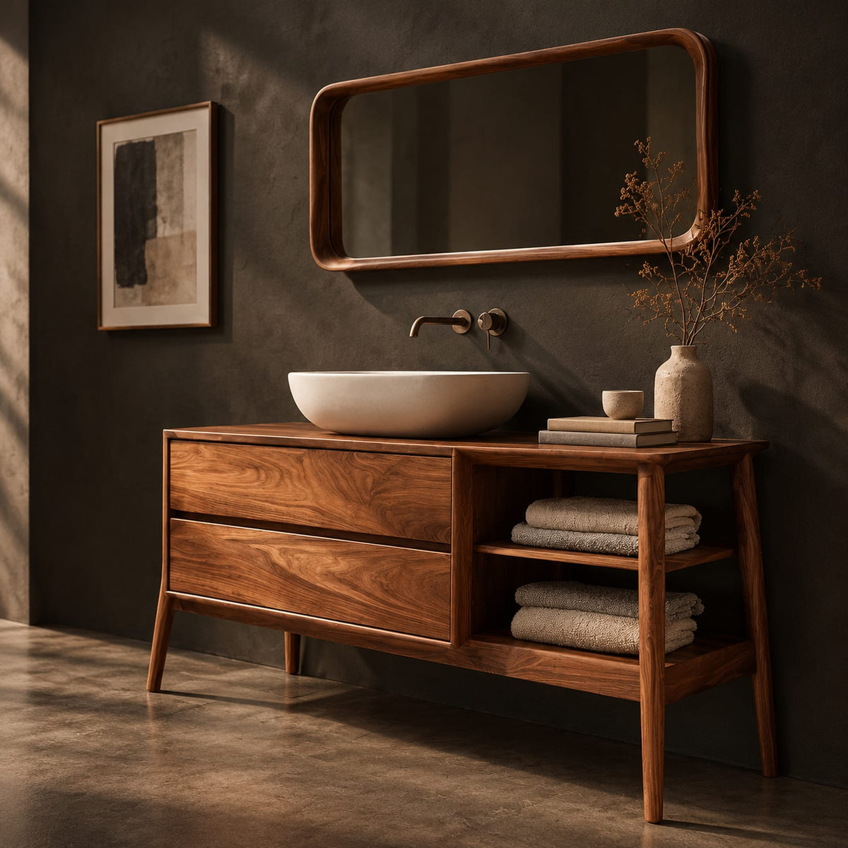Natural wood grain detail