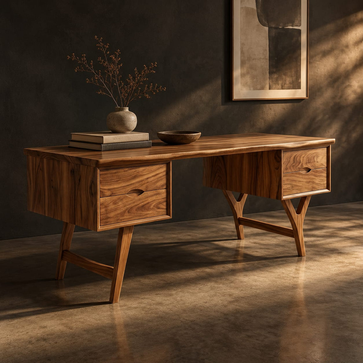 Natural wood grain detail