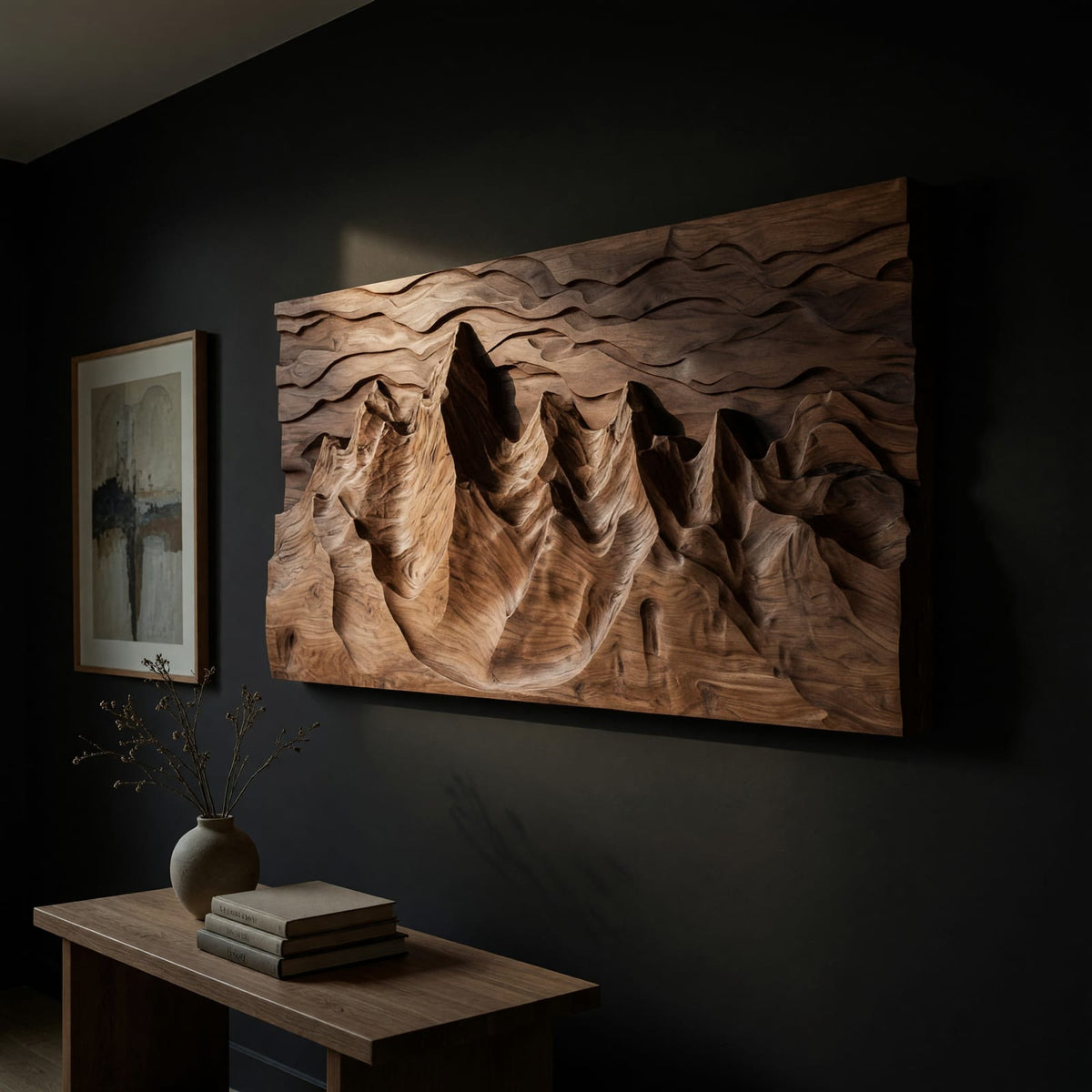 Natural wood grain detail