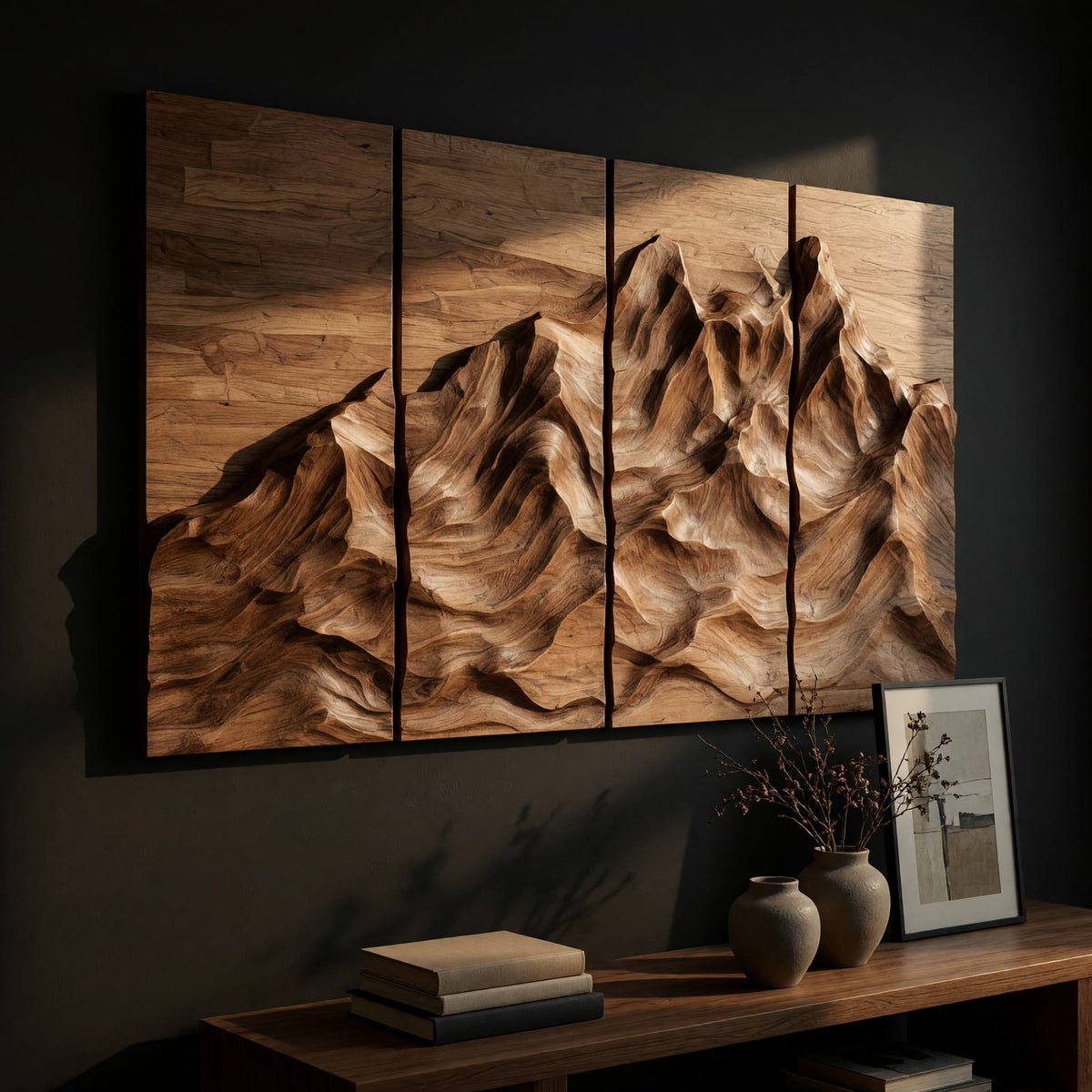 Natural wood grain detail