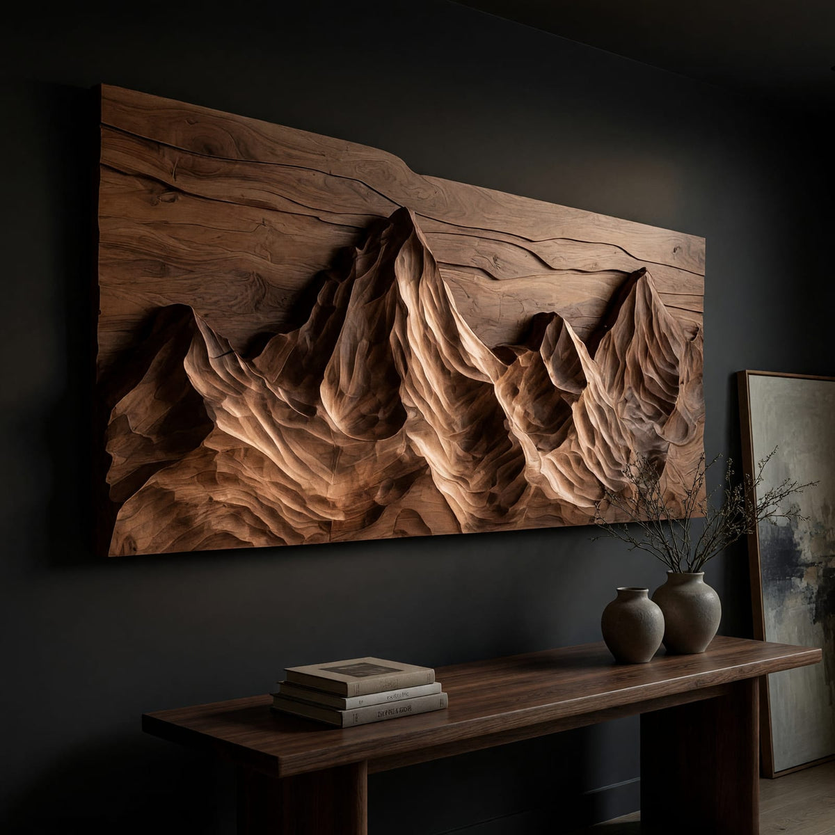 Natural wood grain detail